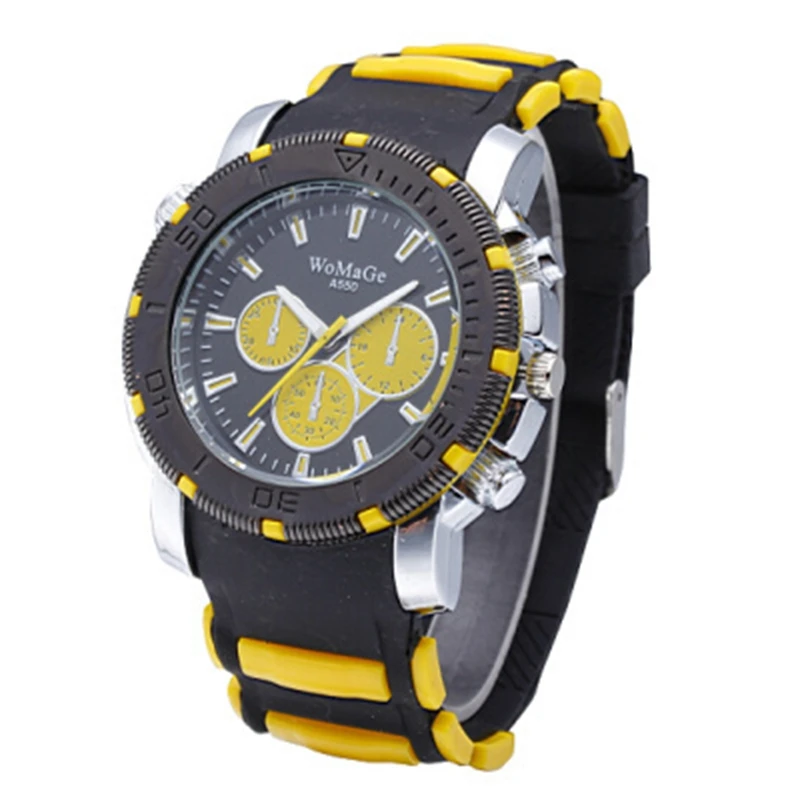 Мужские часы Montre Homme 2019 спортивные кварцевые водонепроницаемые повседневные Wirst
