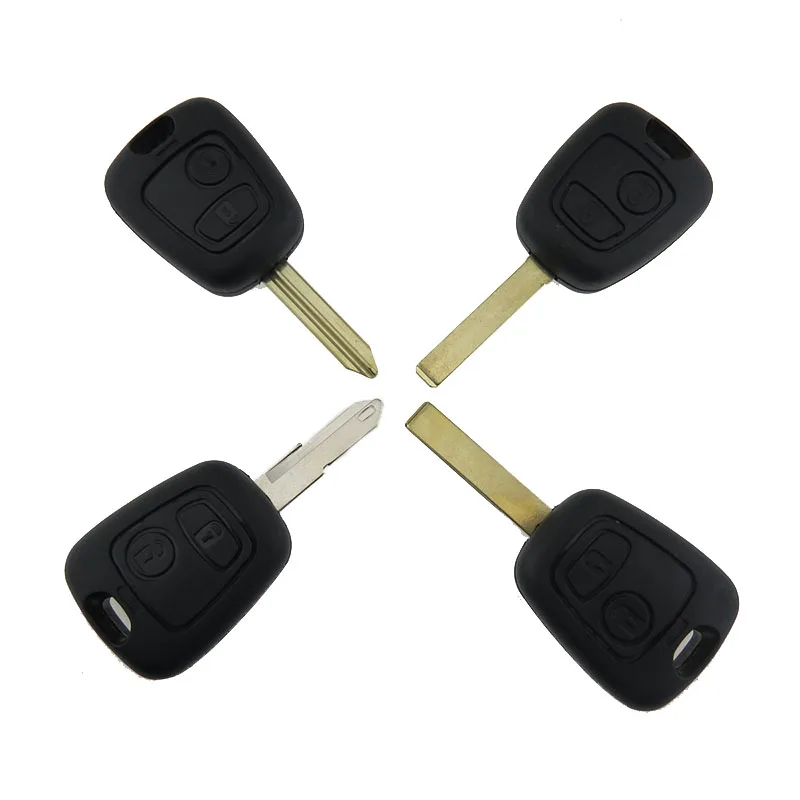 2 кнопки удаленной машине брелока дело замена корпуса крышки для Citroen C1 C2 C3 C4 XSARA Picasso для peugeot 207 307 107 207 407
