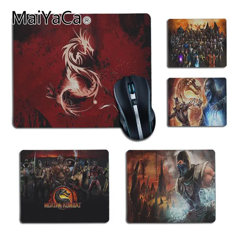 MaiYaCa Подарочный коврик для мальчиков с логотипом mortal kombat уникальный Настольный