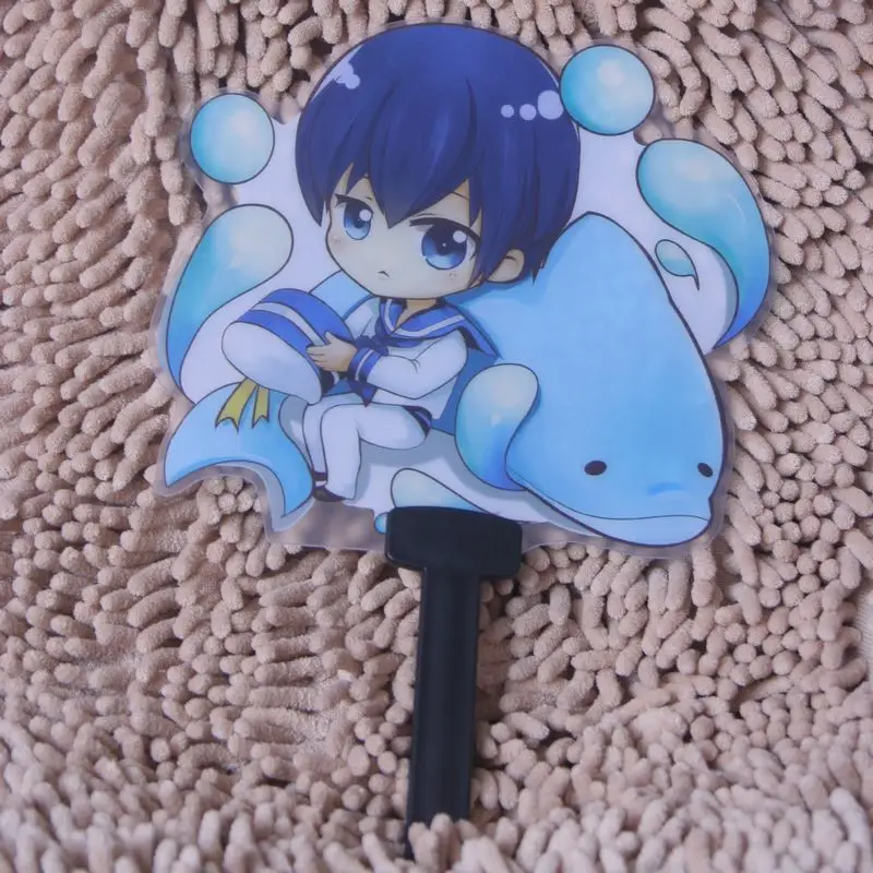 Новый милый веер для рук из японского аниме мультфильма бесплатно Вечное лето №