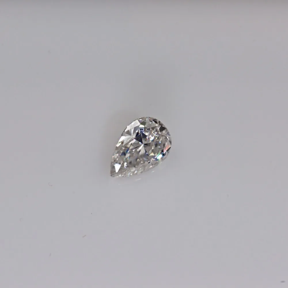 Белые моиссаниты GIGAJEWE EF 7*10 мм 1 8ct в форме груши незакрепленные драгоценные камни