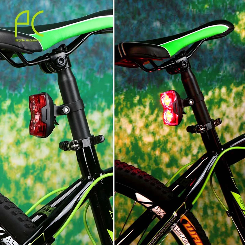 PCycling задний фонарь для велосипеда 2 светодиодный 3 режима велосипедный