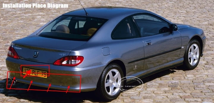 Автомобильный датчик парковки s для Peugeot 406 / 407/508 заднего вида система