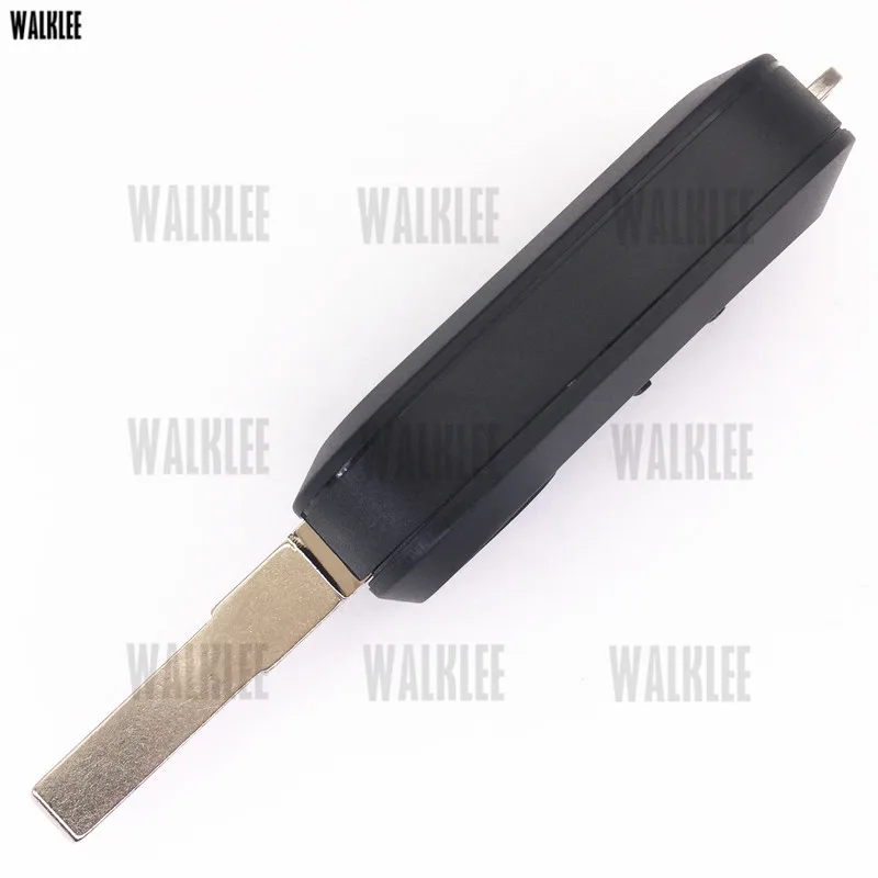 WALKLEE Remote Key Fit for FIAT 500 Doblo Fiorino Grande Punto Evo Qubo 433MHz with integrated ID46 Chip Blade SIP22 | Автомобили и