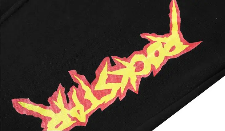 Пламя огня печатных штаны шаровары Для мужчин хип хоп Rockstar Повседневное