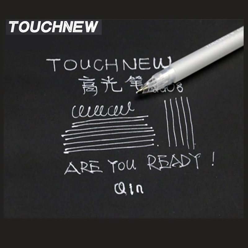 TouchNew 10/20 шт. маркер для выделения ручки набор белых чернил мультяшный лайнер