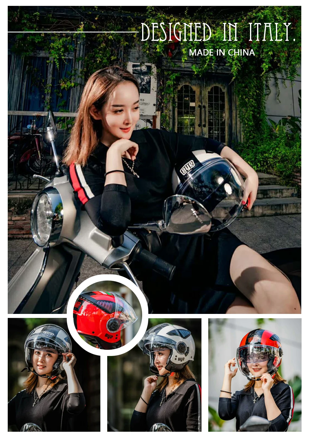 3/4 Открытый мотоциклетный шлем Crusier с двойными линзами винтажный Harley Casco De Moto для Кафе Racer Chopper скутер пилот Jet DOT