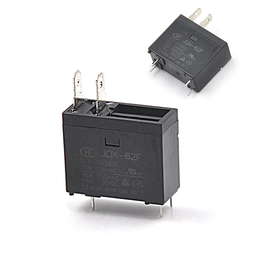 JQX 62F 012 1H(555) 20A 125VAC / 16A 250VAC 30VDC маленькое реле мощности|Реле| |