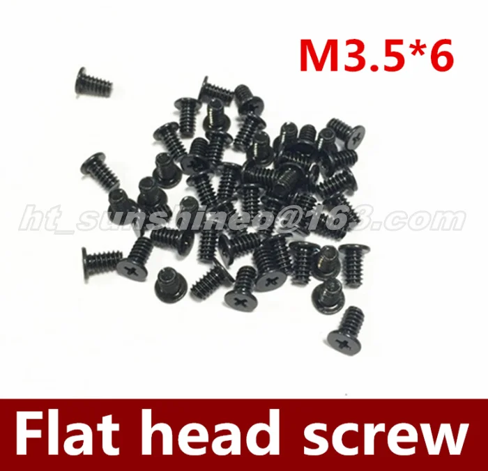 

New 100PCS/LOT M3.5*6 Flat head, countersunk head screws