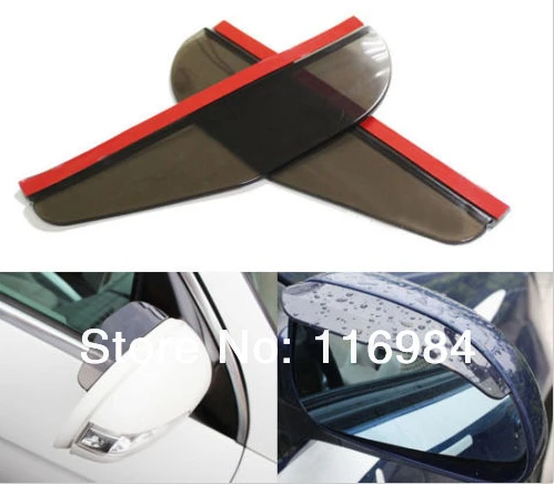 2 шт./пара автомобиля боковое зеркало заднего вида дождевой Душ блокиратор крышка