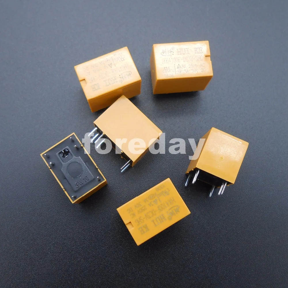 10 шт. X HK4100F DC3V SHG 3 В жёлтое реле мощности 3A 6 PINS HUI KE 1C 1A 1B шт./лот 750VA/90W 120ohm * FD396X10|power
