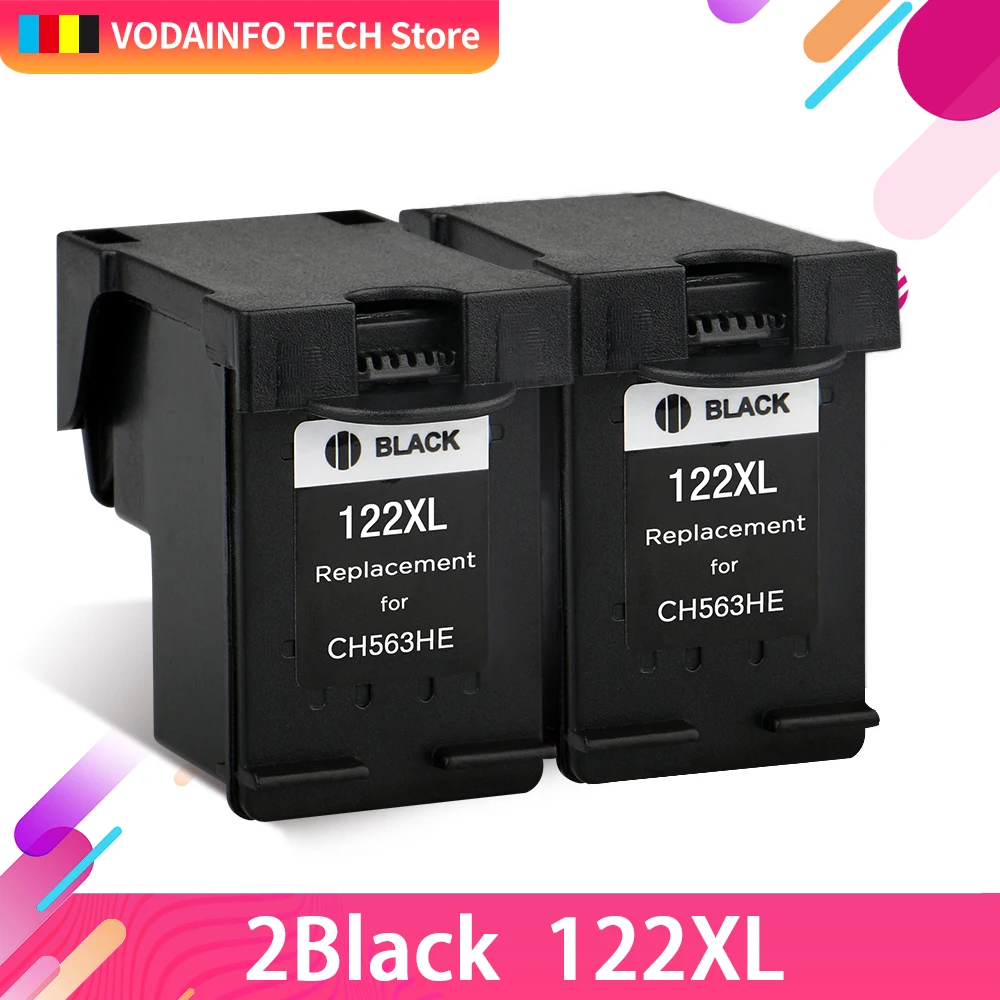 QSYRAINBOW Восстановленный 122XL чернильный картридж для hp122 hp 122 xl Deskjet 1510 2050 1000 1050 1050A 2000