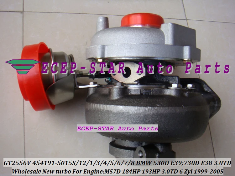 GT2556V 454191-5015S 454191 454191-5012S турбокомпрессор турбины для BMW 530D E39 730D E38 1999-05 3.0L D M57D D30 M57 193HP