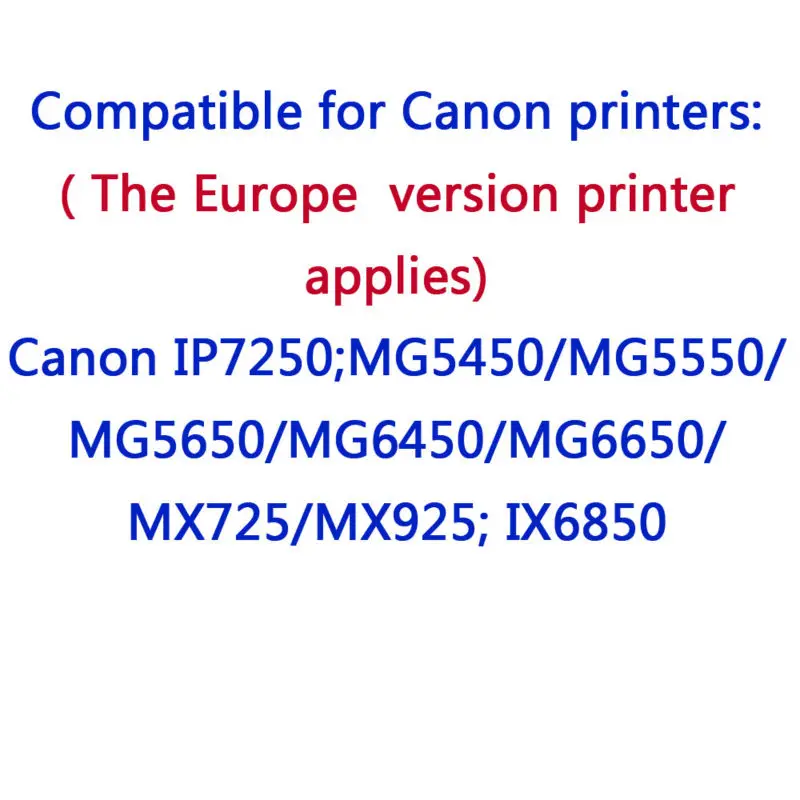 5 шт. PGI550 CLI551 совместимые чернильные картриджи для Canon MG6350 MG7150 IP8750 Ip7250 принтеры
