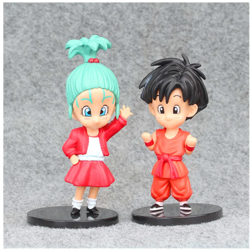 Плавки с драконом 10-12 см 7 шт./компл. Son Goku Bulma ПВХ модель коллекции игрушки для