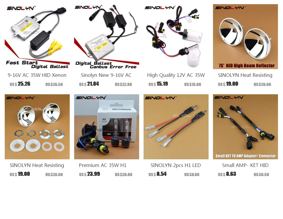 Премиум AC 35W H1 H3 H7 9005 9006 H11 D2S Yeaky HID Ксеноновые фары Сменные лампы для фар 4500K 5500K 6500K высшее качество