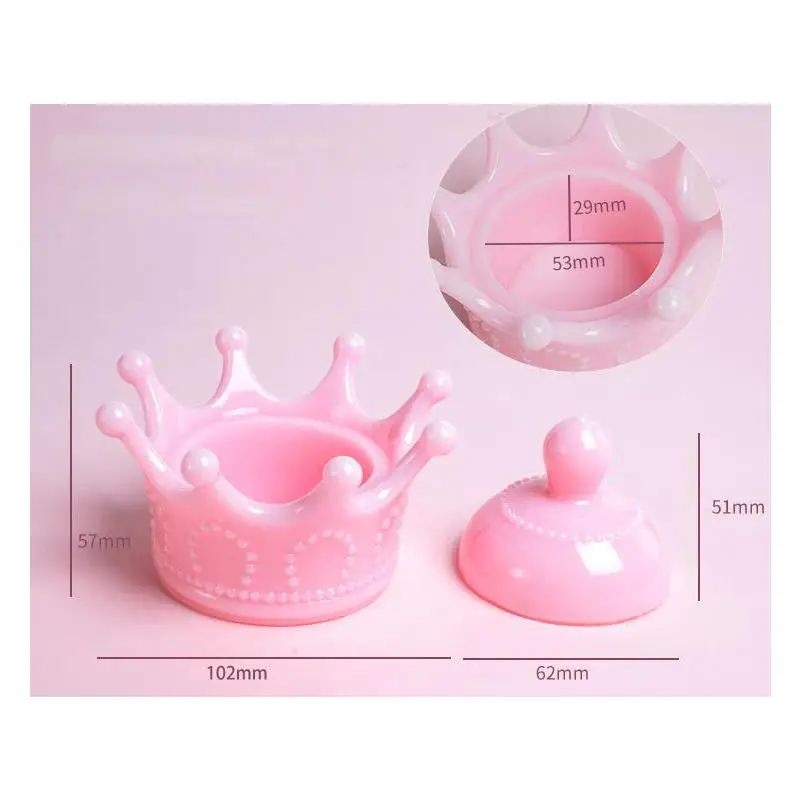 Kawaii Crown Storage Box Silicone Mold Jewelry Findings Pendant Accessory DIY Charms Handmade Epoxy Resin Cabochon Mould | Украшения и