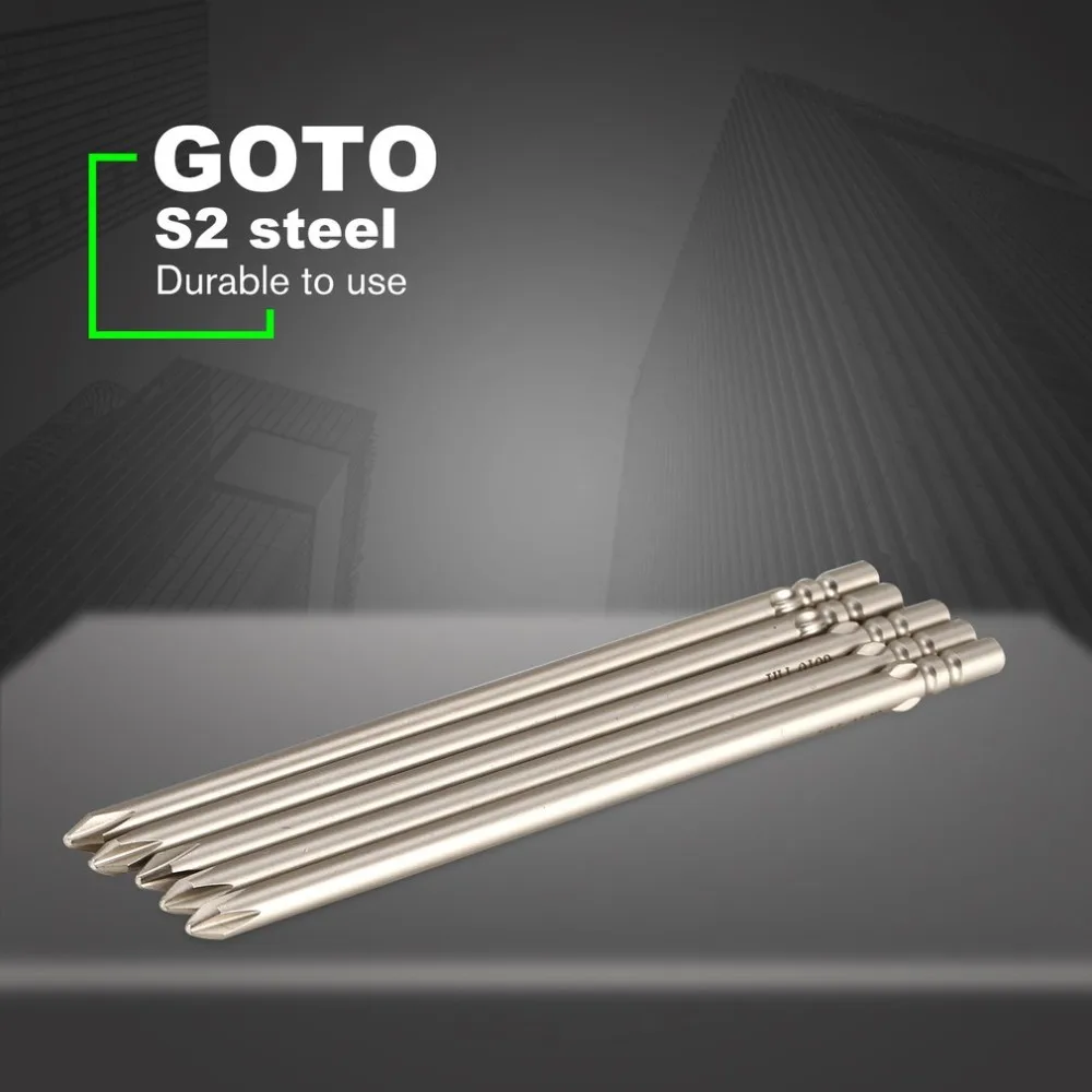 Goto S2 Сталь 5 шт. Магнитная Precision Philips отвертка Биты крест Tip руки Ремонт Открытие