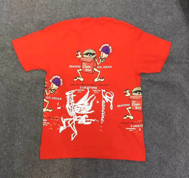 19SS CPFM. XYZ w. W. C. D. Футболки мужские 1:1 с принтом из пены Astroworld Трэвиса Скотта футболка Kanye с коротким рукавом футболки