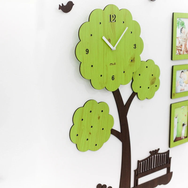 18 &quotбеззвучные детские настенные часы Reloj De Pared Relogio P цифровые украшение для