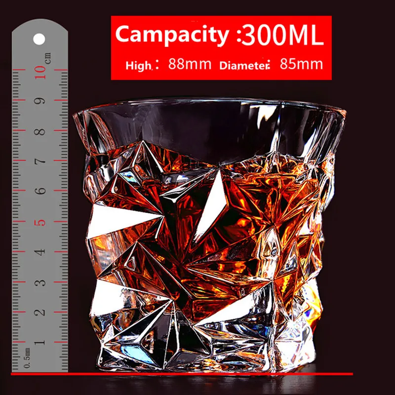Бокал благородный бокал для вина стакан напитков домашний бар 300 мл ледяной виски