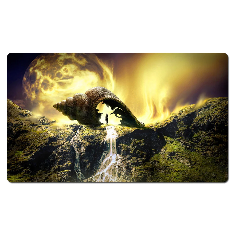 Красный Горный эскиз Magic Origins MtG Art игровой коврик настольные игры игровой коврик, пользовательский коврик с рисунком Настольный игровой коврик с бесплатной сумкой - Цвет: Красный