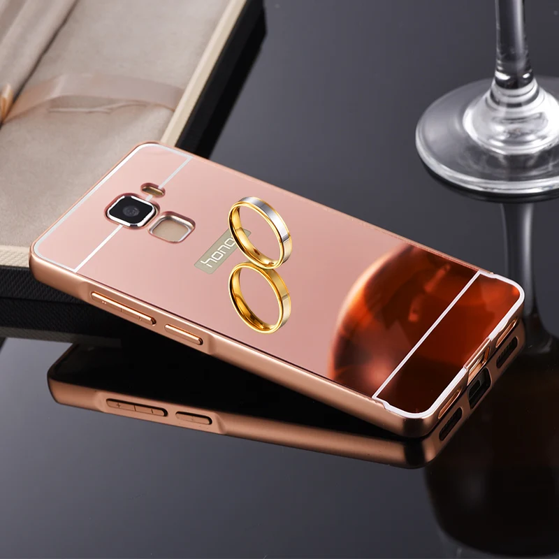 Для Huawei Honor 7/Honor 7 Премиум чехол Роскошный Ультратонкий металлический алюминиевый