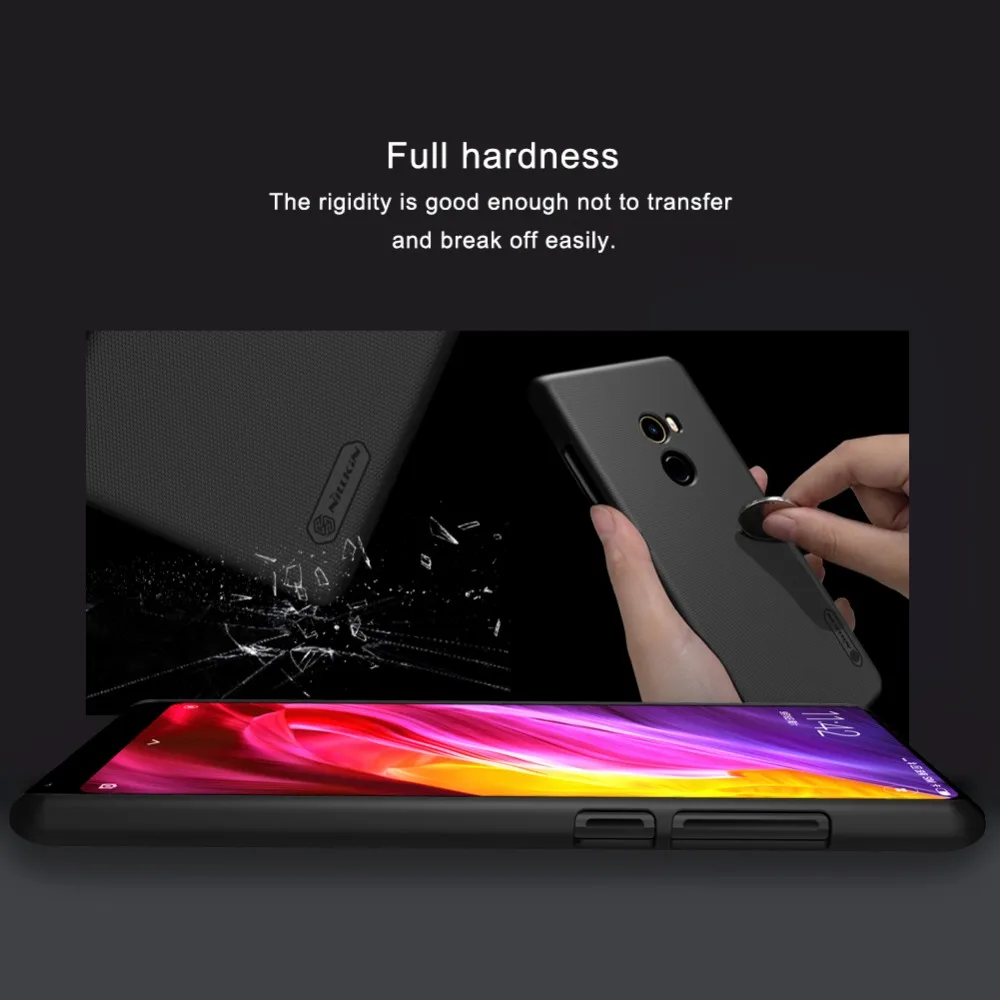 Для Xiaomi mi X2 чехол для телефона Nillkin Super Frosted Shield пластиковый жесткий чехол задняя крышка с защитой экрана для Xiaomi mi X2