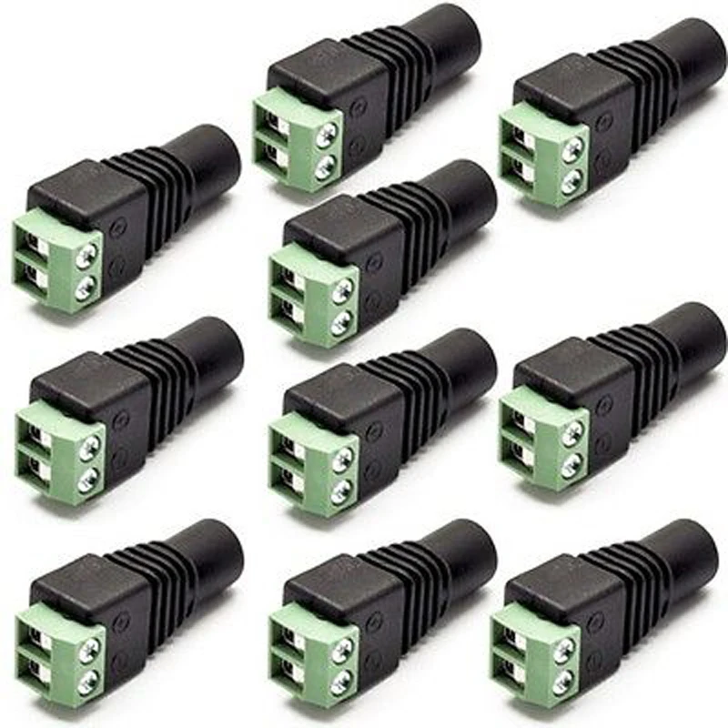 Лидер продаж! Светодиодная лента гнездовой разъем питания постоянного тока для