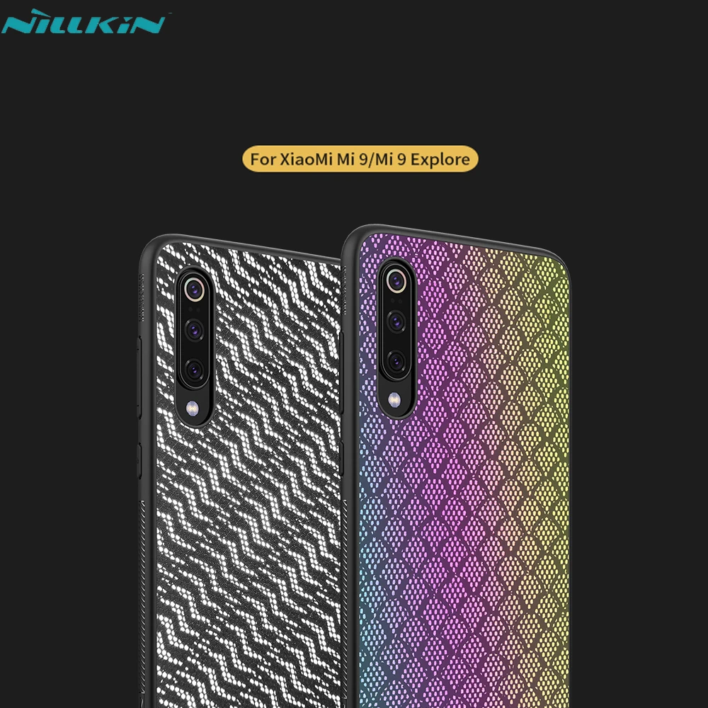 Чехол Nillkin для Xiaomi Mi 9 светоотражающая серия плетеная полиэфирная сетка 3D вены