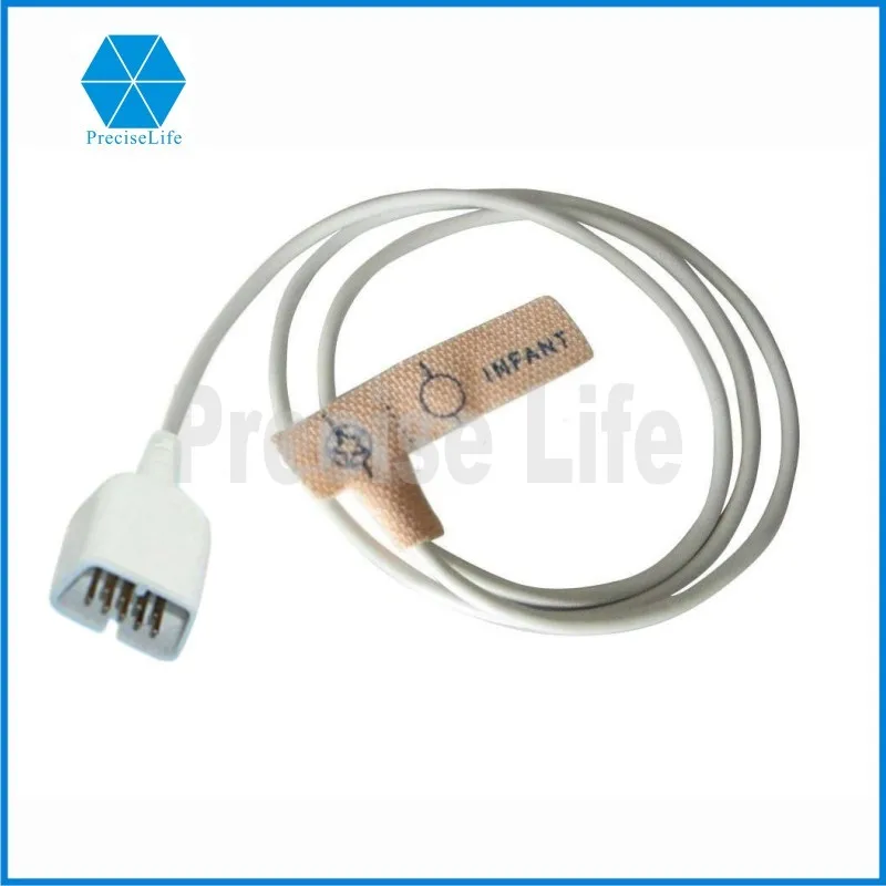 Совместимые запасные NK TL-061S одноразовые детские SpO2 датчик ПВХ кабель 1 м длина дБ