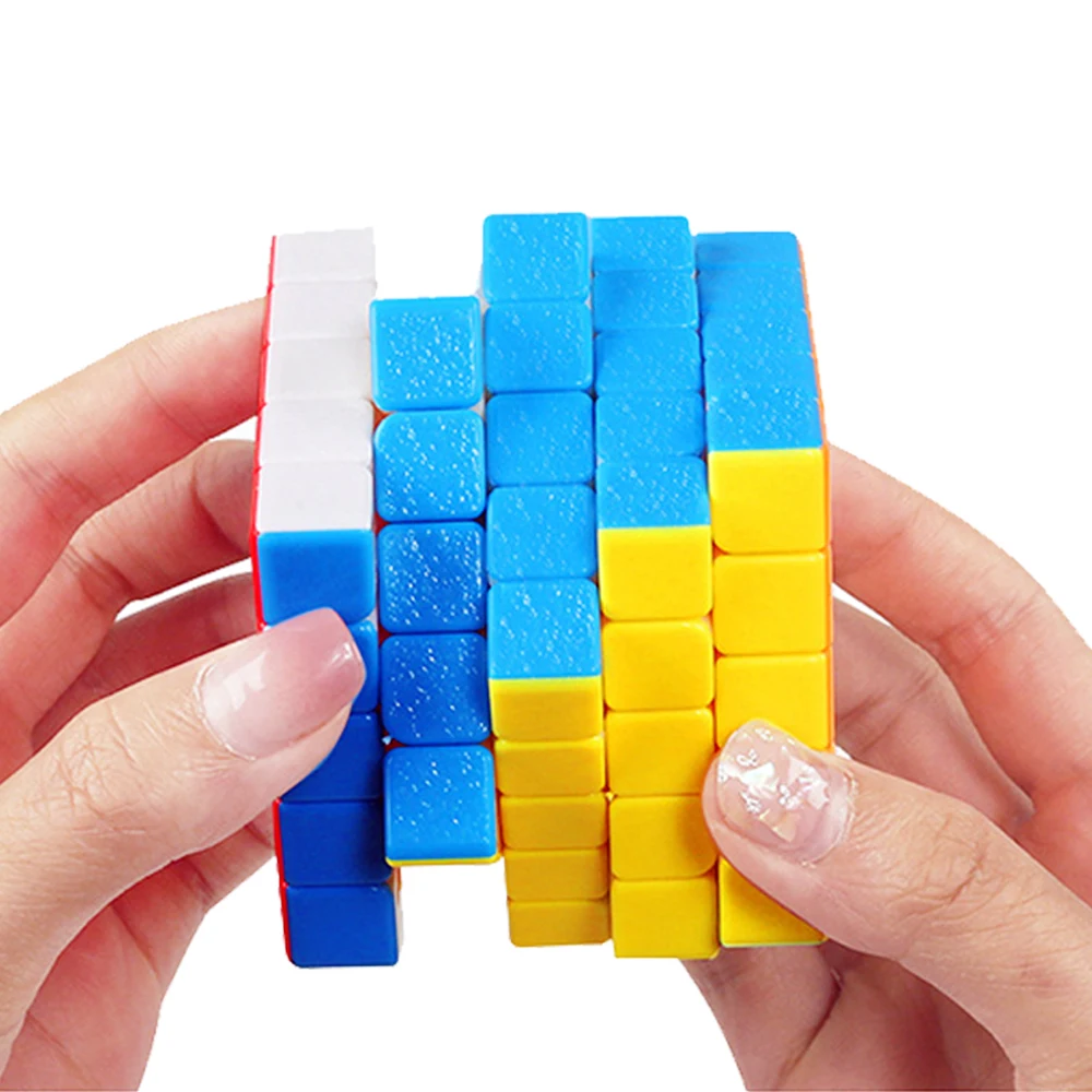 Высокое качество 5*5 ShengShou без наклеек магические Кубики-пазлы 6 3 см 5x5x5 пять 5 слоев