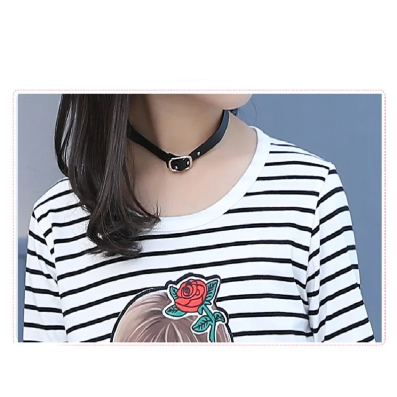 Kids Stripe Dress Girls Cartoon Cotton Tee Flare Sleeve Dresses 2018 Spring Autumn Children Clothes For 4 6 8 10 12 Years | Детская