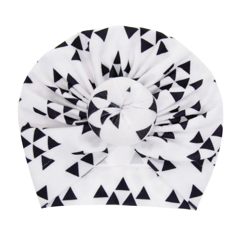 Baby Donut Turban Hat Toddler Top knot Infant Cotton Beanie Cap Flower Hats Newborn Photo Props Shower Gift H105S | Детская одежда и