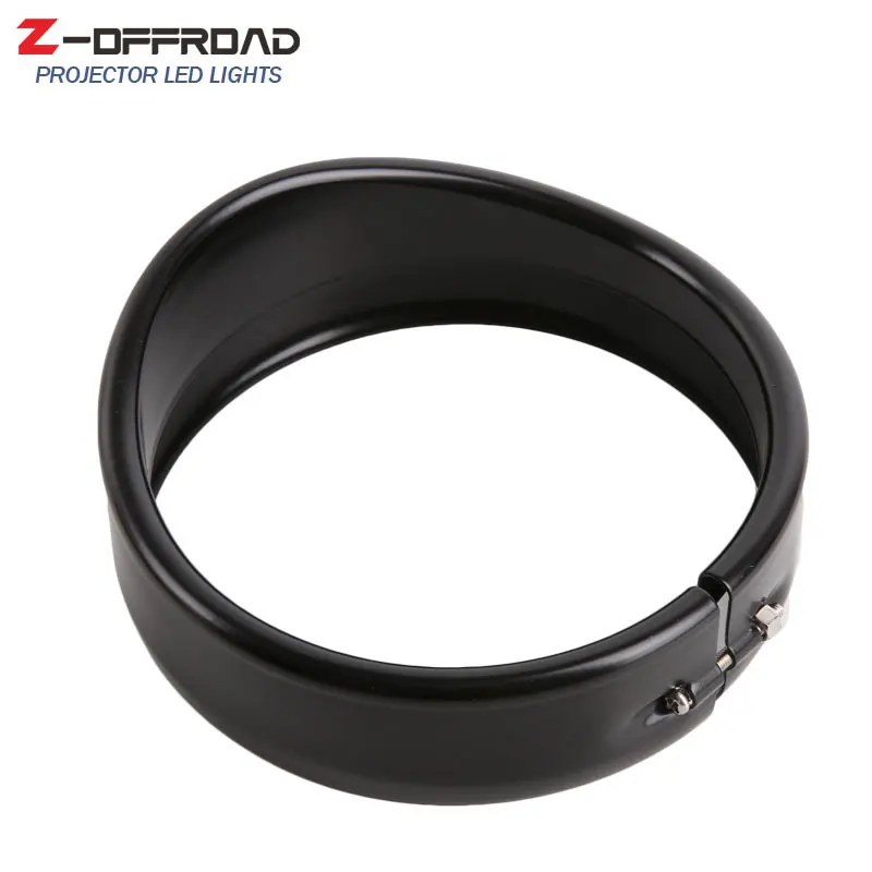7inch black/Chrome Headlight Headlamp Trim Ring 4.5 inch Fog Light For Touring Road King Electra Glide | Автомобили и мотоциклы