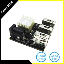 3 USB мини зарядный DC бак 9 В/12 В до 5 8А модуль зарядного устройства