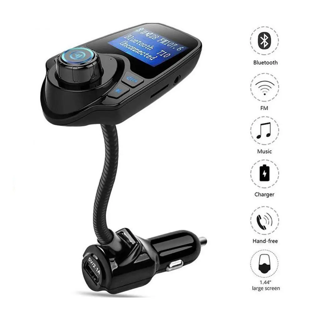 Беспроводной автомобильный Bluetooth FM трансмиттер радиоадаптер комплект с 4 7
