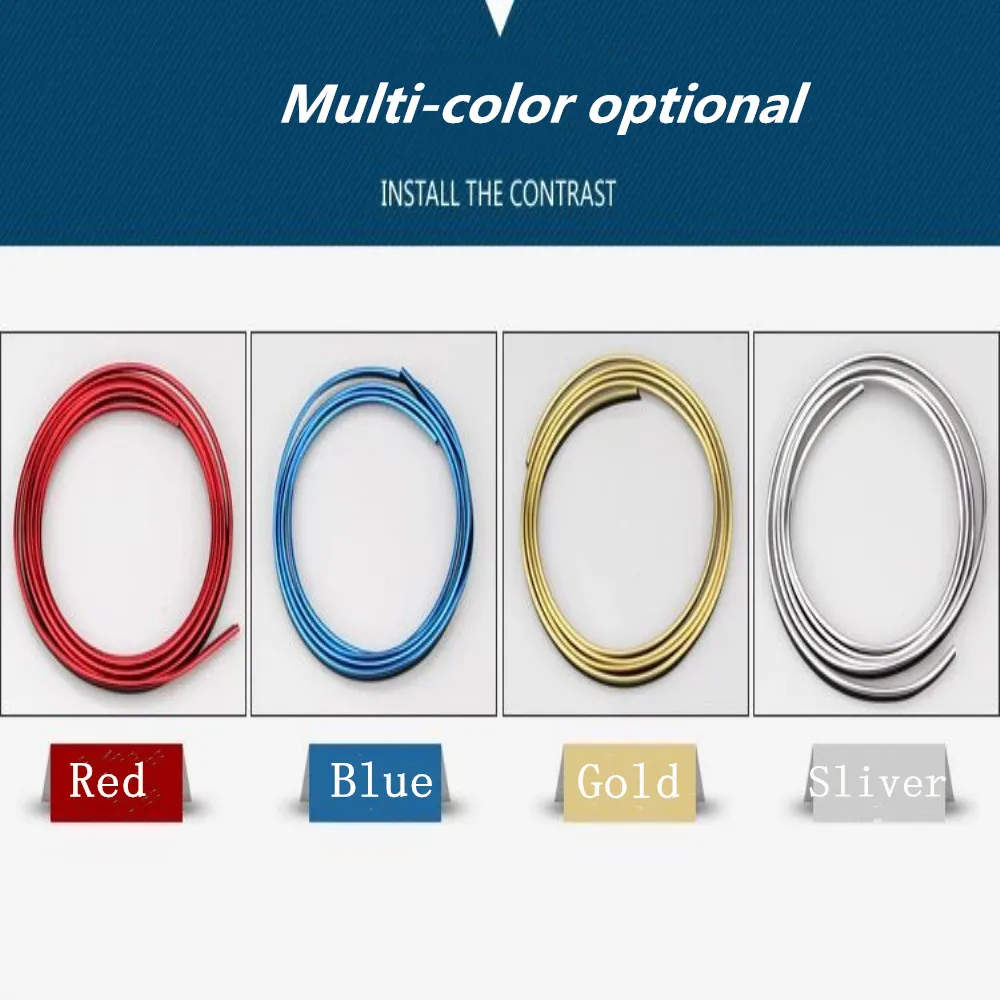 Модная 5 м Универсальная автомобильная Декоративная полоса для самостоятельного