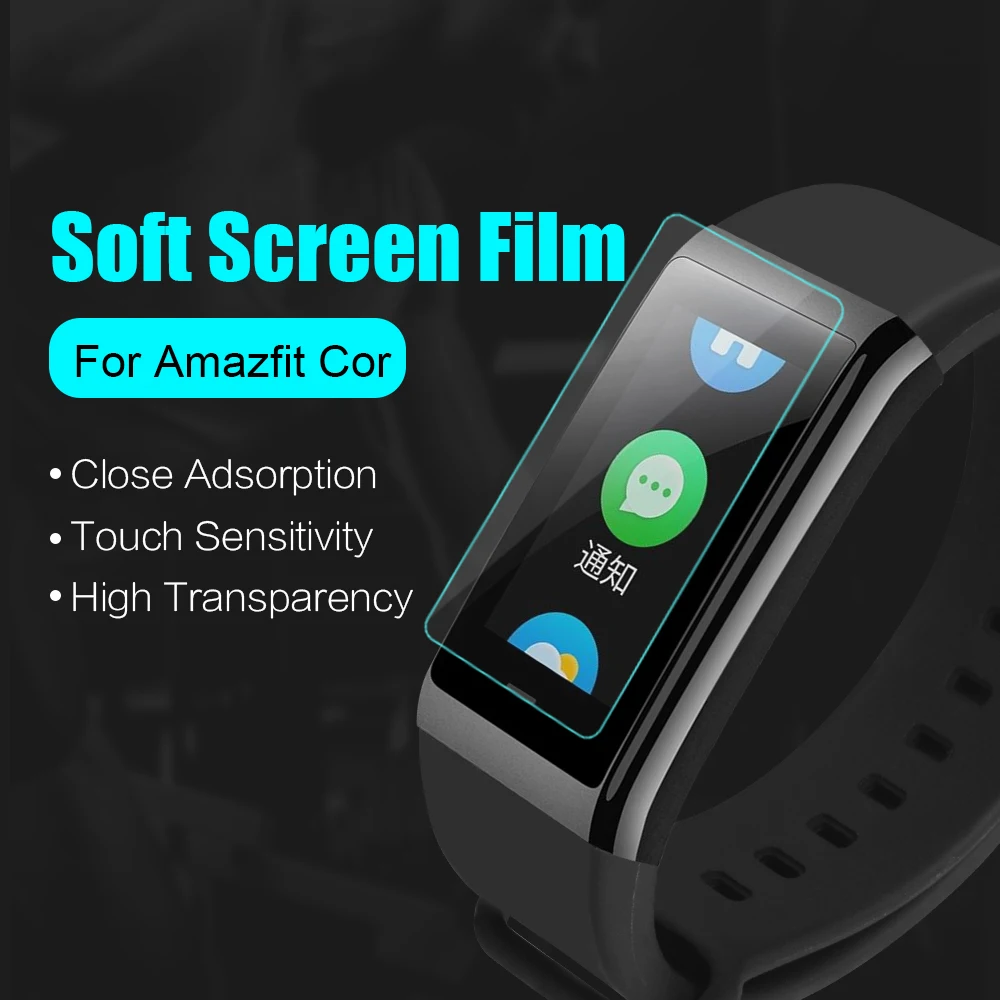 SIKAI 2 шт ТПУ Защитная пленка для экрана Xiaomi Huami Amazfit Cor Смарт-часы мягкая | Мобильные