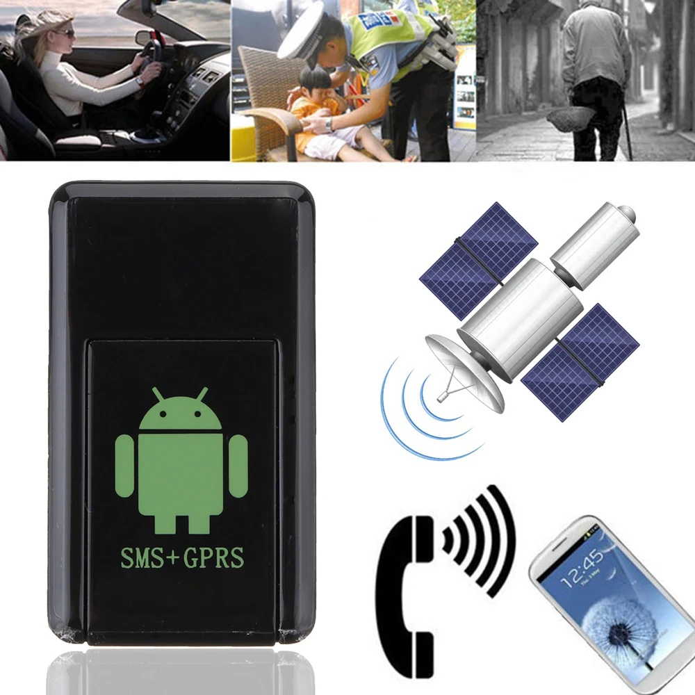 Мини gps трекер в режиме реального времени GF-08 Автомобильный gps локатор SMS/GSM/GPRS сетевой трекер GSM прослушивающее устройство с голосовым активированным адаптером