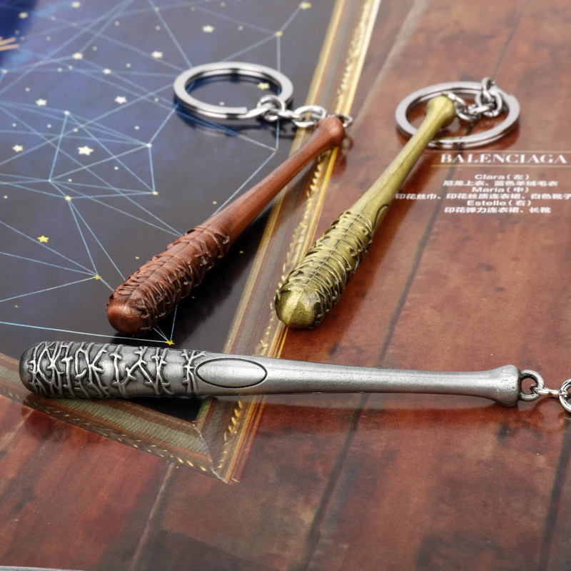 Dongsheng Бейсбол The Walking Dead брелок Negan's летучая мышь LUCILLE брелок для мужчин и женщин автомобиля брелок со стразами Подвеска ювелирные изделия