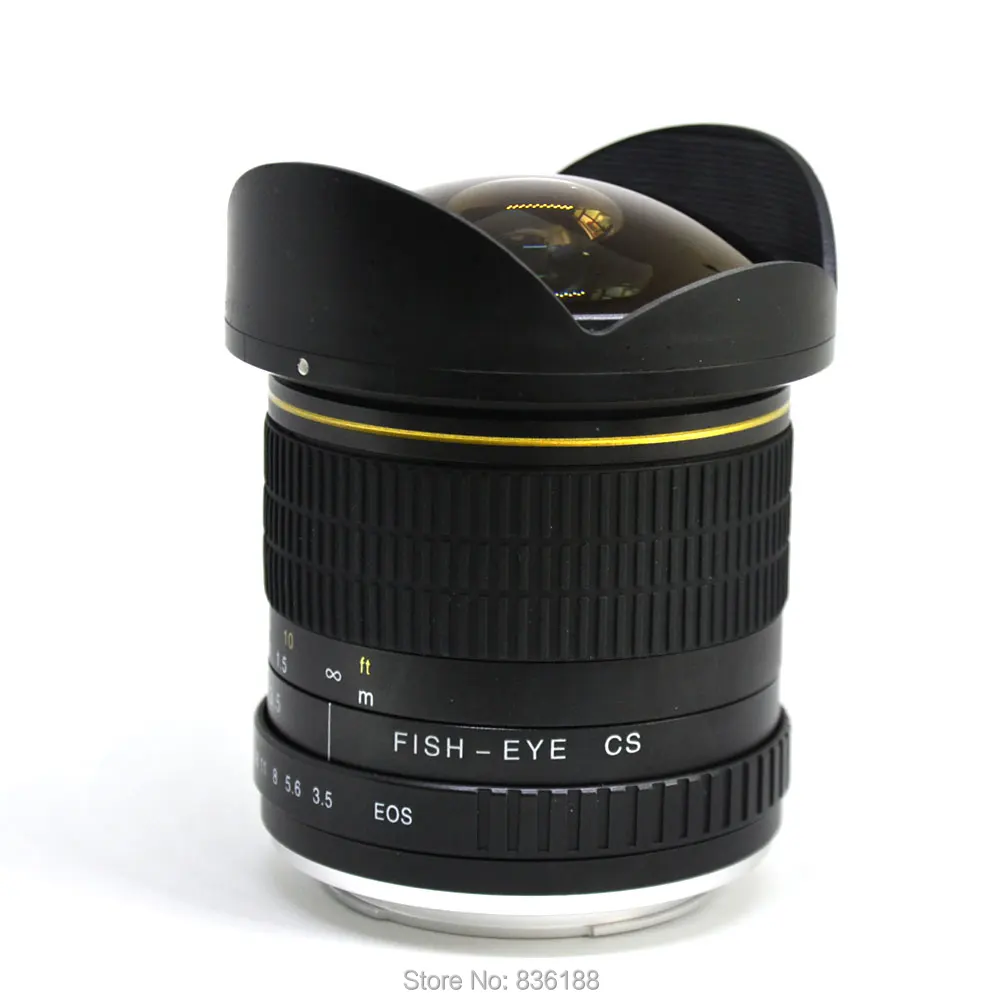 JINTU Топ 8 мм F/3,5 ультра широкоугольный объектив рыбий глаз для Nikon SLR камера D5100 D5200 D7200 D3300 D3200 D3100 D90 D7100 D700 D800