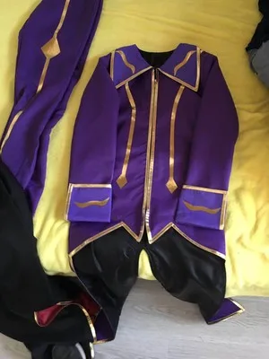 Аниме код Geass ZERO Lelouch Lamperouge Косплей костюмы на Хэллоуин на заказ