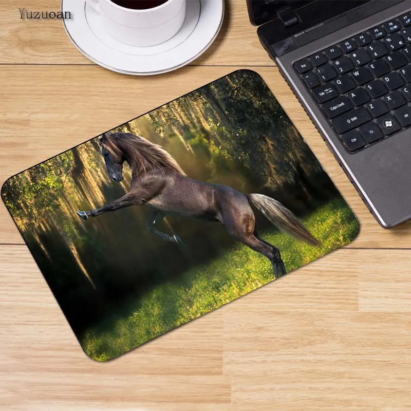 220x180x2mm Yuzuoan высокое качество лошади геймерская игра коврики Notbook компьютерный пользовательский коврик для мыши без блокировки края игровые коврики для мыши геймер - Цвет: 220x180x2mm