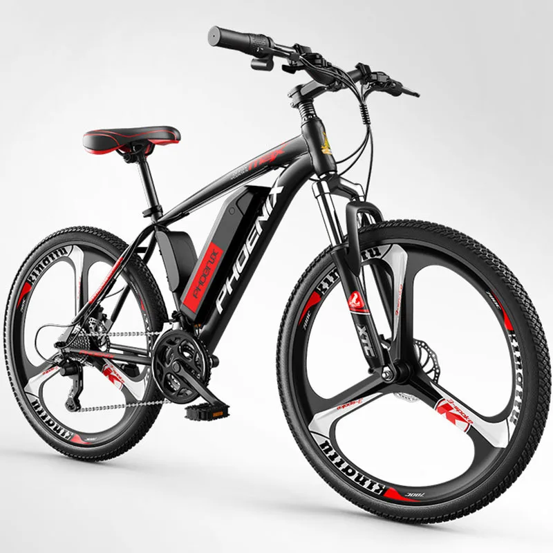 26inch electric mountain bike 36v lithium battery 250w high speed motor ebike carbon steel EMTB | Спорт и развлечения