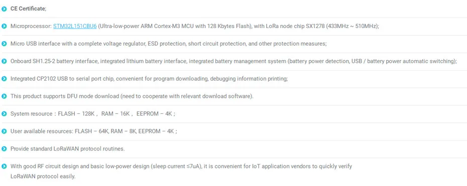 Lora комплект 151/STM32 LORA Node 433 МГц 470 МГц STMS32 SX1278 плата Lora для IoT
