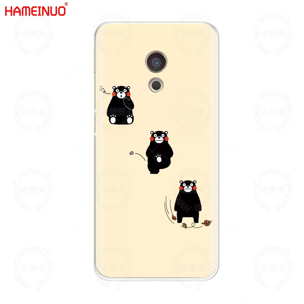Чехол для телефона HAMEINUO Japan Kawaii Kumamon с милым медведем Meizu M6 M5 M5S M2 M3 M3S MX4 MX5 MX6 PRO 6 5 U10 U20
