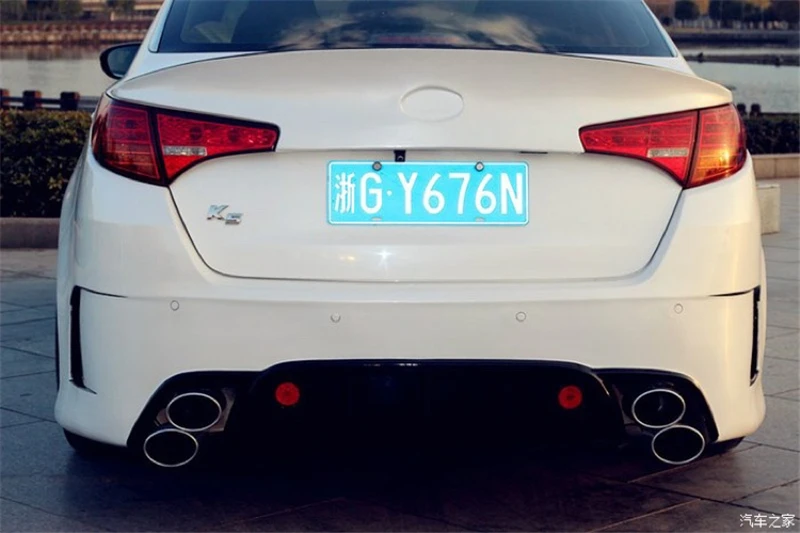 Используется для KIA k5/спойлер OPTIMA 2011 2012 2013 год FRP материал заднее крыло v стиль большой спойлер, аксессуары