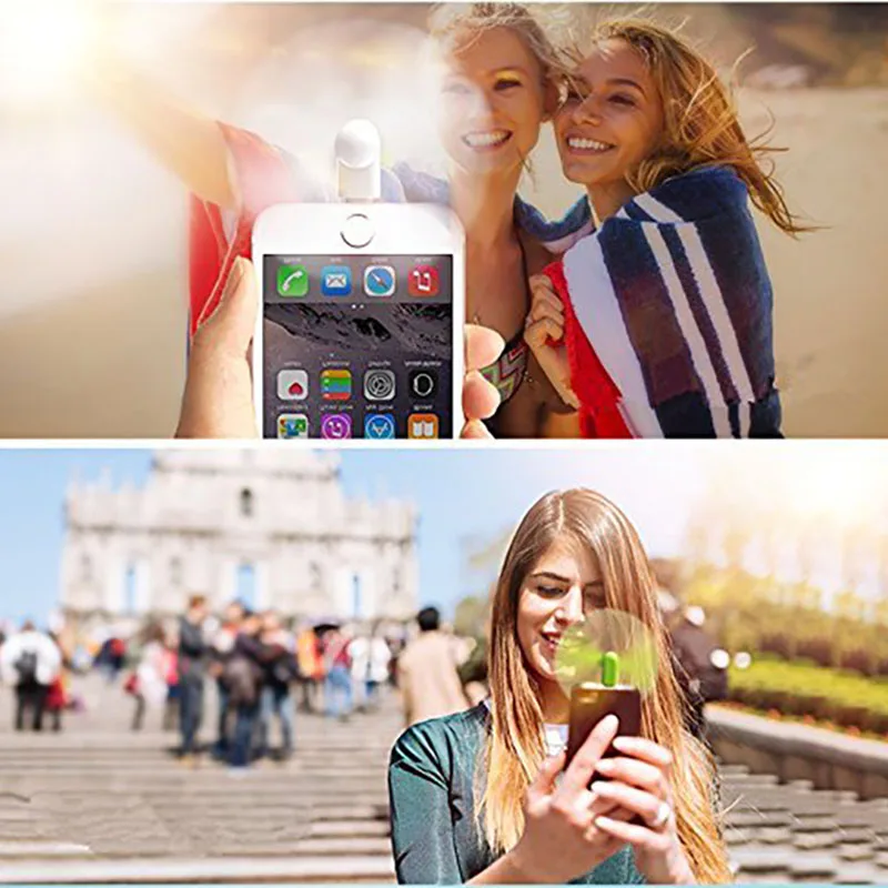 Портативный охладитель мини-usb вентилятор для мобильного телефона iPhone 5 5S 6 / Plus/7/7