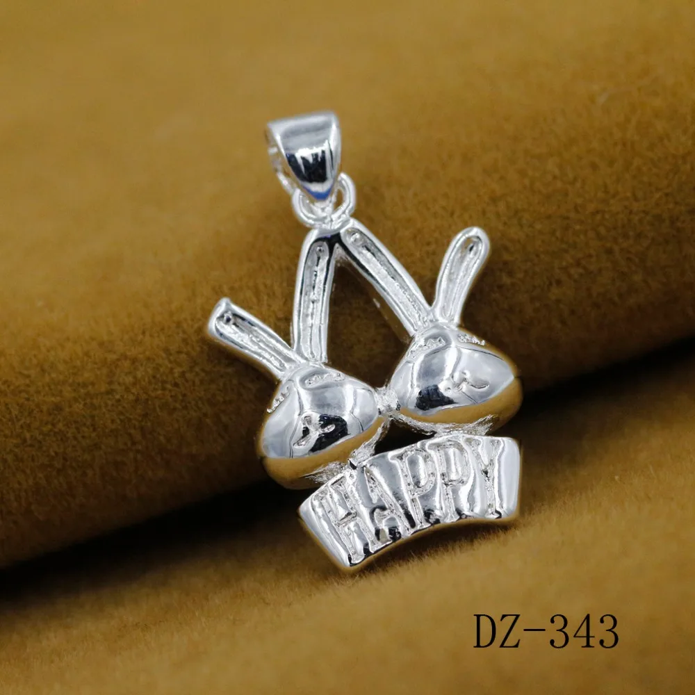 Женский кулон в виде кролика из серебра 925 пробы | Украшения и аксессуары